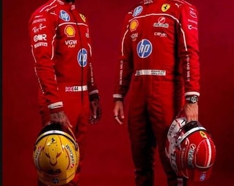 F1 Ferrari 2025 Go Kart Suit | Track-Ready CIK/FIA Level 2 Gear All Sizes ( Duty Paid USA )