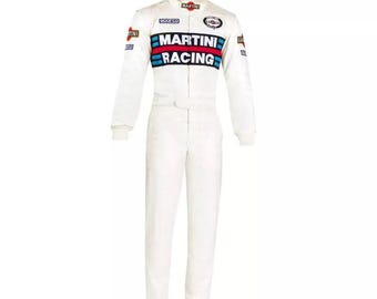 Martini Racing Go Kart Suit: Custom CIK/FIA Level 2 Approved