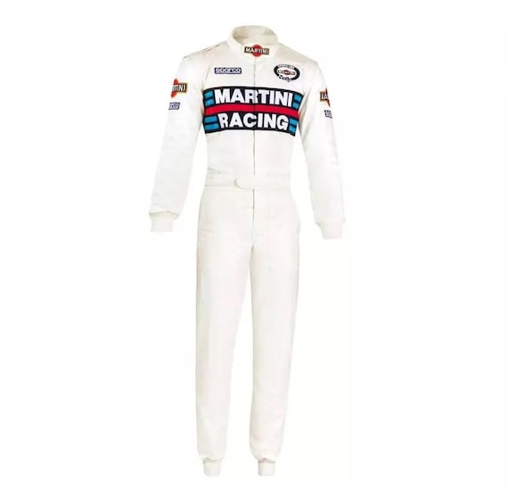 Martini Racing Go Kart Suit: Custom CIK/FIA Level 2 Approved