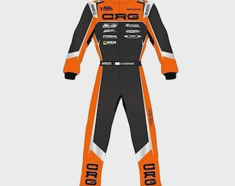 Crg Suit CIK/FIA Level 2 F1 Go Kart Racing Suit Custom Team Design With Gloves And Shoes ( Duty Paid USA )