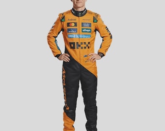 F1 Team Race Suit Go Kart Oscar Piastri McLaren Racing Suit 2025: F1 Karting Gear In All Sizes ( Duty Paid USA )