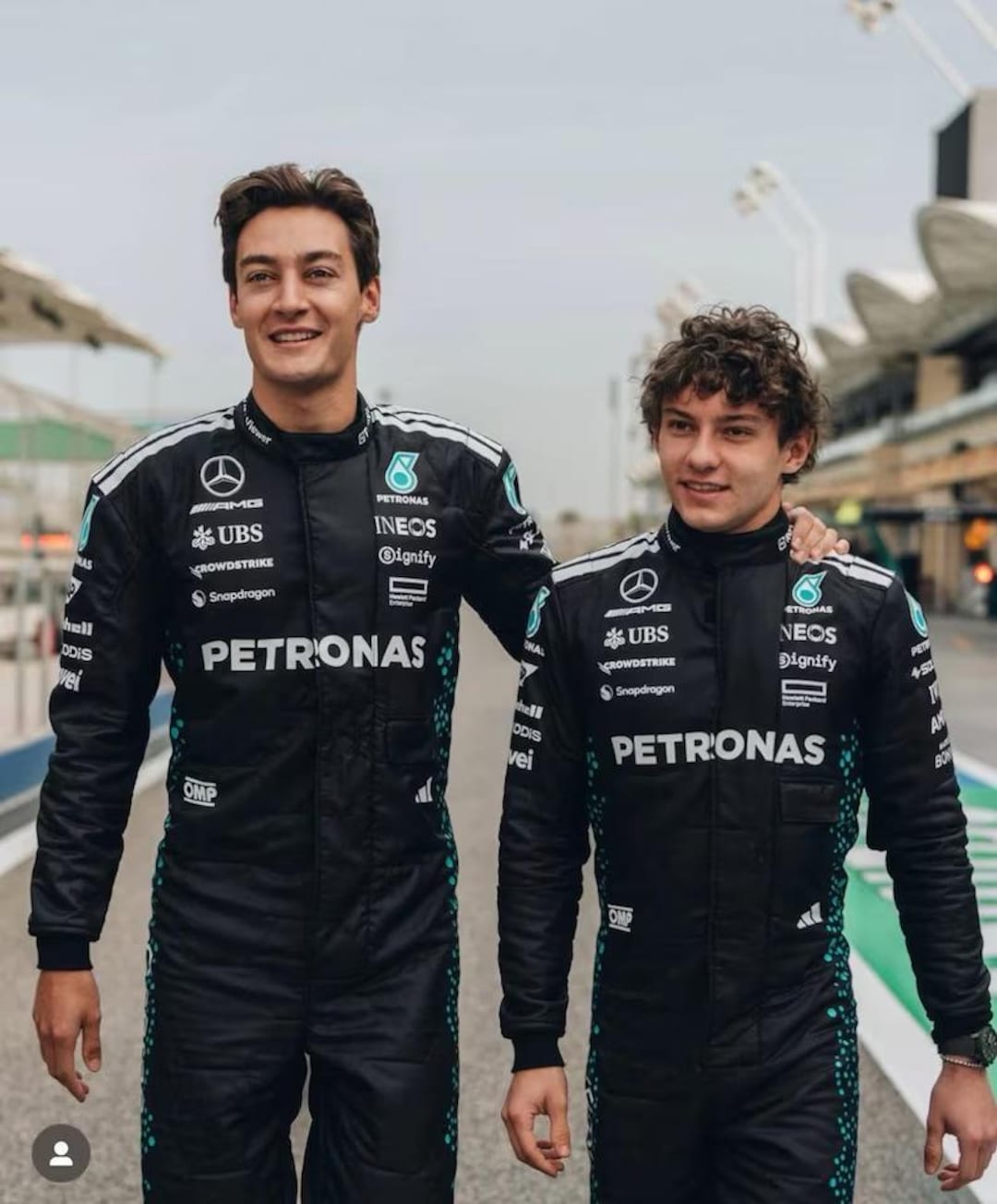 AMG F1 Mercedes 2025 Go Kart Racing Suit | CIK/FIA Level 2 Approved ...