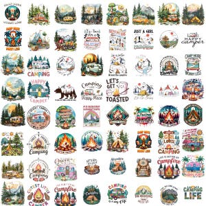 150+ Camper Life Png, Camping Bundle, Camping Graphics, Adventure Files, Wild Soul, Vacation Shirt, Go Out, Nature Lover, Commercial Use