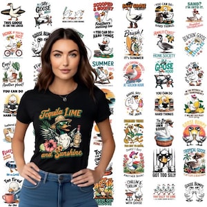 Silly Goose PNG Bundle | Funny Goose University Sublimation for Print PNG | Digital Download File | Bundle Design PNG | Trendy silly goose