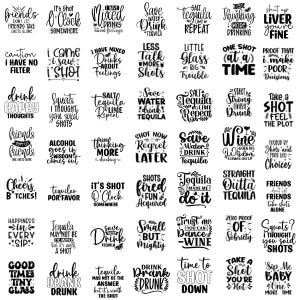 Shots Lover Quotes PNG: Funny Drinking Sayings, Mugs Graphics (Digital Print)