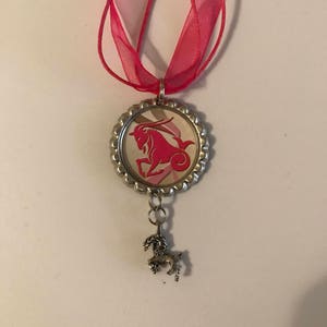 Capricorn Zodiac Pendant / Necklace / Charm / Zodiac Jewelry / Capricorn - The Goat - Necklace
