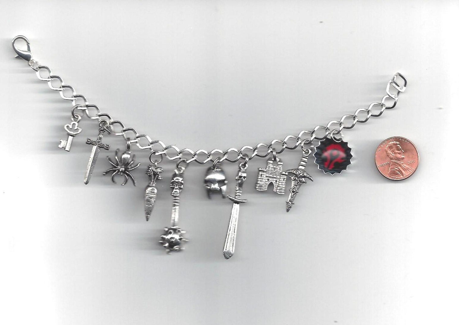 World of Warcraft WoW Inspired charm bracelet 10 Different Etsy