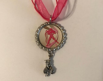 Colgante / collar / dije del zodiaco Acuario / Joyas del zodiaco / El portador de agua