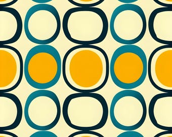 Wyrazisty graficzny papier do pakowania prezentów: styl retro