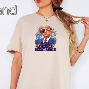Make America Great Again T-Shirt, Patriotic Trump Shirt, Trump MAGA Shirt, Donald Trump American Flag Sunglasses Tee, MAGA Supporter Tee