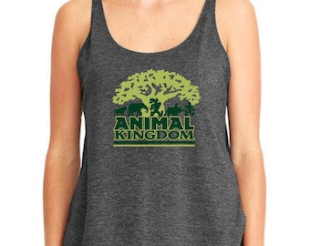 Green Animal Kingdom Tank Top, Disney World Themed Top, Disneyland Vacation Top, Family Trip Top, Disney Lover Top, Cute Animal Kingdom Top