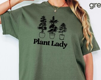 Plant Lady Shirt, Plant Lover Shirt, Plant Shirt, Gift for Gardener, Plant Mom Shirt, Gardening Gift, Garden T-Shirt