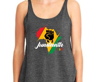 Juneteenth 1865 Tank Top, Emancipation Day Top, Black American Freedom Top, Freedom Top, Black Lives Matter Top, Black Independence Top