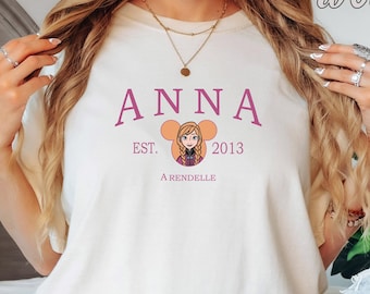 Frozen Anna Est 2013 T-Shirt, Disney Anna Princess Shirt, Disney Frozen Tee, Anna Princess Tee, Disney Family Trip Shirt, Magical Castle Tee