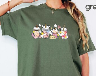 Disney Coffee T-Shirt, Disney Drink Coffee Shirt, Mickey Head Coffee Tee, Cute Drink Coffee Tee, Gift For Coffee Lover, Disneyland Shirt