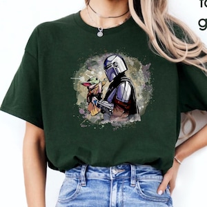 Mandalorian Grogu Shirt, Mandalorian Shirt, Star Wars Shirt, Disney Star Wars Shirt, Baby Yoda Shirt, Grogu Shirt