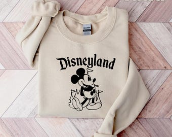 Disneyland Mickey Sweatshirt, Mickey Mouse Sweatshirt For Disney Trip, Family Vacation Sweatshirt, Aesthetic Disney Sweatshirt