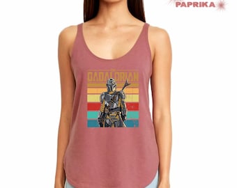 Dadalorian Tank Top, Mom Tank Top, Wife Gift, Mother's Day Gift, Star Wars Shirt, The Dadalorian Tank Top
