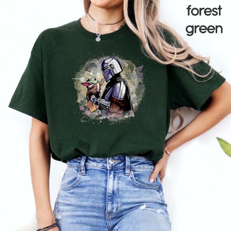 Mandalorian Grogu Shirt, Mandalorian Shirt, Star Wars Shirt, Disney Star Wars Shirt, Baby Yoda Shirt, Grogu Shirt