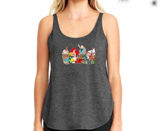 Little Mermaid Coffee Tank Top, Disney Princess Ariel Drinks Tank Top, Disneyland Vacation Tank Top