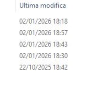 Può includere: Screenshot di una directory di file con nomi, date di modifica, tipi e dimensioni. I file includono "pdf_watermarker", "Quick START", "README eng", "README ita" e "watermark". Tipi di file: Script Python, documento di testo e documenti PDF.