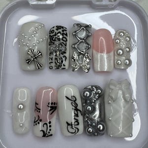 Chromed Angel Nails