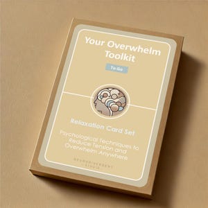 Digital Overwhelm Toolkit | Relaxation Card Deck | Emotion Regulation | Neurodivergent Minds | Mindfulness & Self-Regulation | Stress Relief