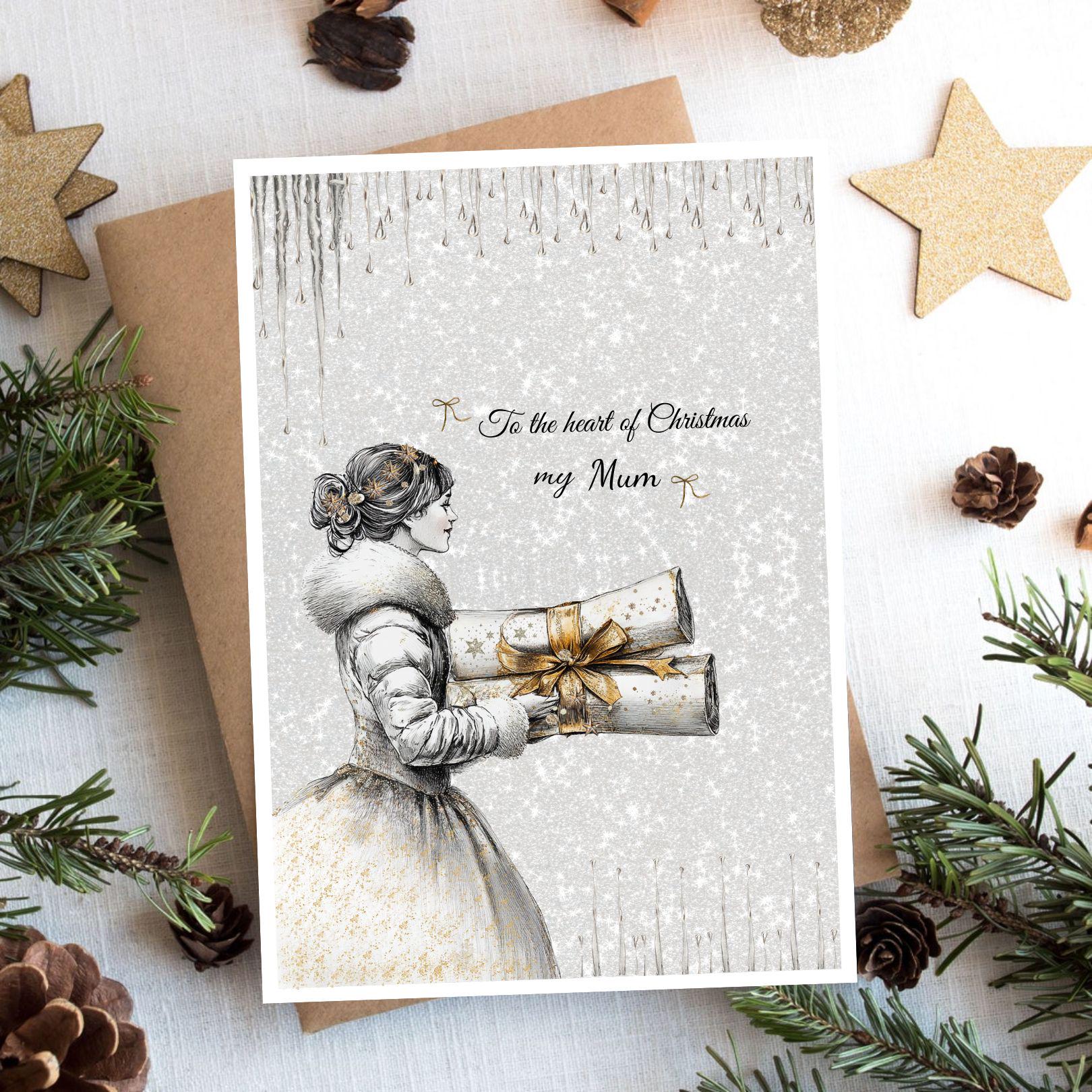 Art Deco Chrstmas Cards - Prntable Cards - View #8