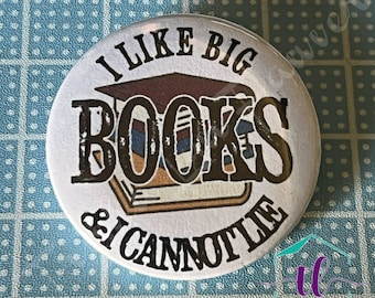 I Like Big Books Button