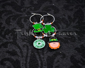 St. Patrick's Day Drink Glass Charms (#5)