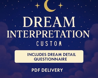 Custom Dream Interpretation | Personal Spiritual Reading | Delivered as PDF
