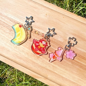Yumeiro Patissiere Acrylic Keychains | 2 inches | Double-sided Anime Bag Charm | Gift For Shoujo Anime Lover