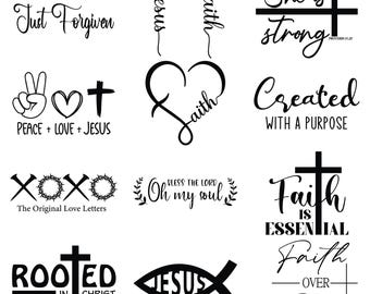 Christian SVG Bundle, Christian Svg, Religious Svg, Faith Svg, God Svg, Jesus Svg, Bible Verse Svg, Christian Cut Files, Cricut, Png, Svg