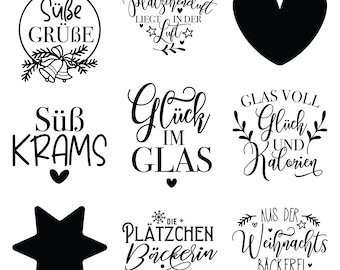 Deutsche Plotterdatei Weihnachten, Schriftzüge Weihnachten deutsch, Weihnachtshäuser ,Plotterdatei Home, Winterzauber ,Weihnachten svg