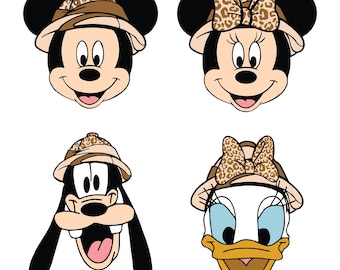 Mickey Safari PNG, Mickey Safari SVG, Mickey Safari clipart, Mickey digitale papers, Mickey verjaardag, dierenrijk png, dierenrijk svg