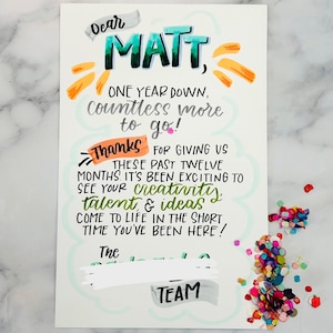 Thank You Card Handwritten With Your Personalized Message