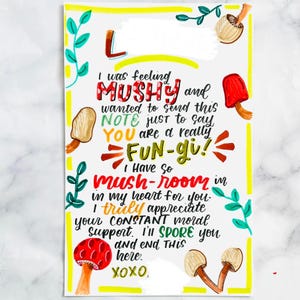 Tarjeta de felicitación por correo postal escrita a mano con su mensaje personalizado