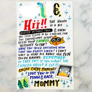 Custom Greeting Card Handwritten Personalized in Your Chosen Style and Color