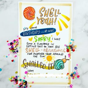 Tarjeta de cumpleaños escrita a mano personalizada en el estilo y color que elijas
