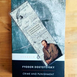 Fjodor Dostojewski Lesezeichen I Klassische Russische Literatur I Dunkle Academia Ästhetik | Berühmter Autor Geschenk | Buchklub Gunst | Reader Zubehör Bild 3
