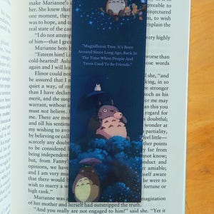 My Neighbor Totoro Anime Bookmark: Japanese Animation Art, Book Lover Gift image 6