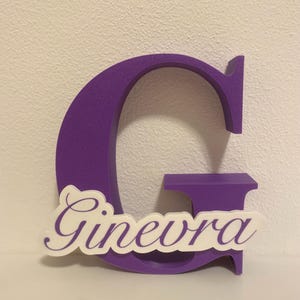 Scritta Decorativa Personalizzata in Stampa 3D - Perfetta per Compleanni, Battesimi e Camerette!