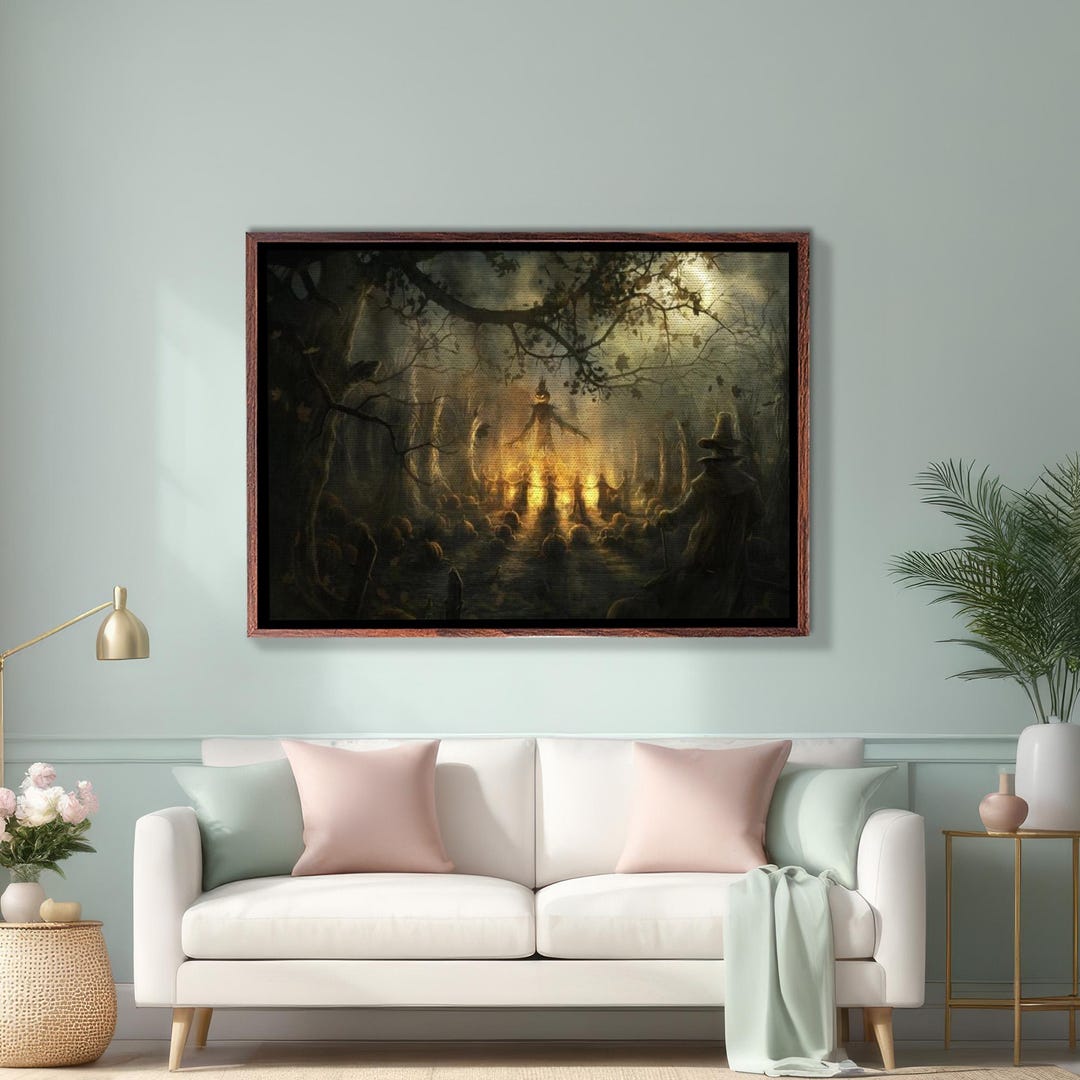 Halloween Party Scary Creepy Wall Decor Painting, Housewarming Gifts ...