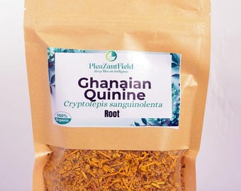 Cryptolepsis sanguinolenta| Ghanaian quinine - Dried Crushed Root