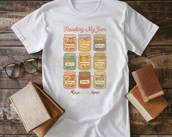 Reading Is My Jam Shirt: Unisex, Book Lover