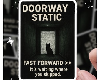 Türschild, süße Katze, lustige Katzenaufkleber, Katzenaufkleber, Katzenaufkleber, Geschenk für sie, Geschenk für ihn