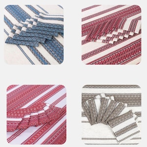 High Quality Thick Ukrainian Tablecloth – Set with 6 Napkins, 4 Colors, Easter Christmas Ukrainian Home Decor