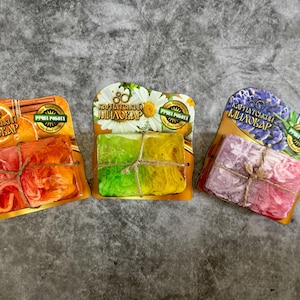 Natural Soap Gift Box – Artisan Carpathian Soaps with Chamomile, Lavender, and Orange Cinnamon