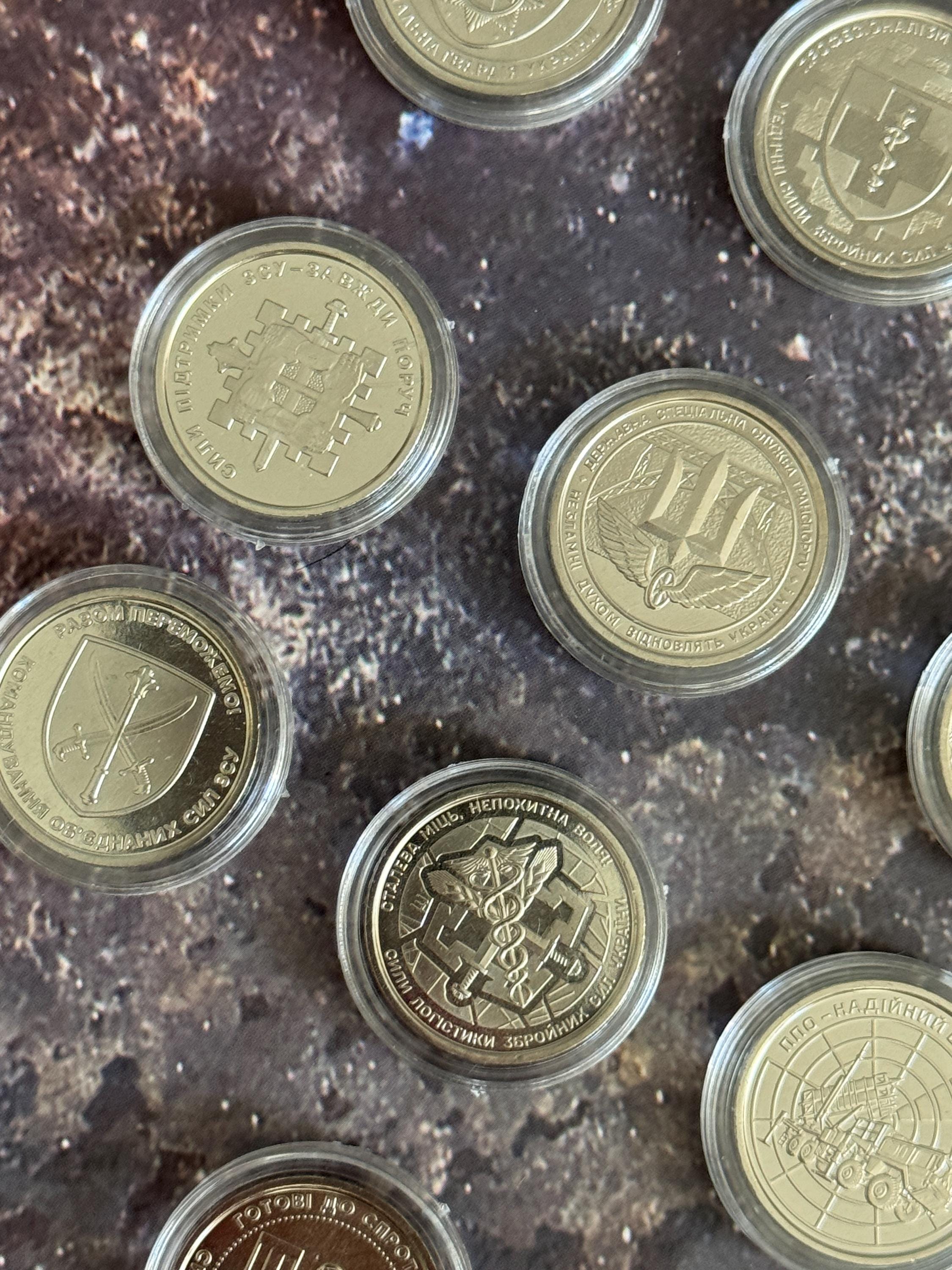 ウクライナ記念硬貨10枚セット – 軍隊シリーズ - Etsy 日本