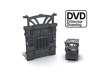 Planos de fogatas plegables para barbacoa: archivos DXF para corte por láser/plasma